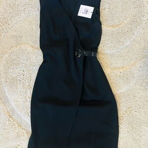 Elegant Black Wrap Dress